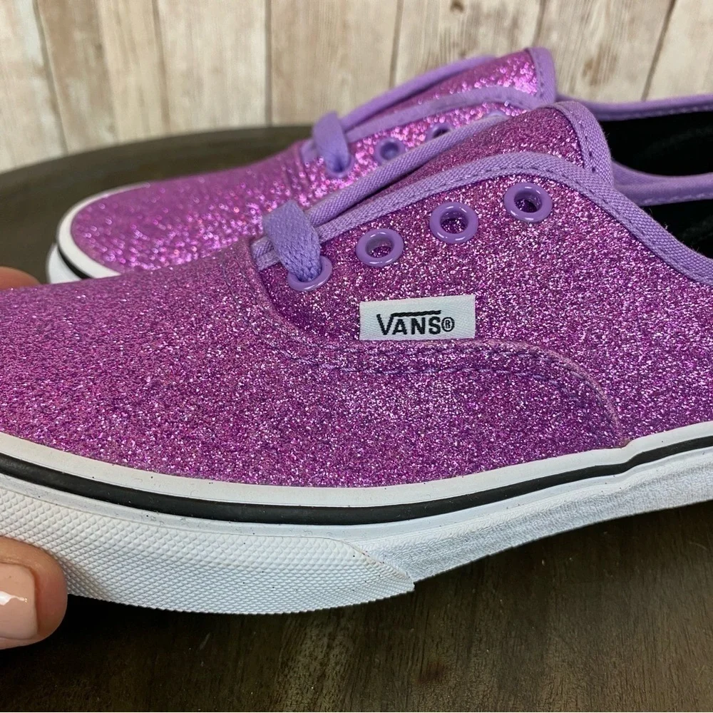 Vans Authentic Glitter Sneakers Size 3 Kids